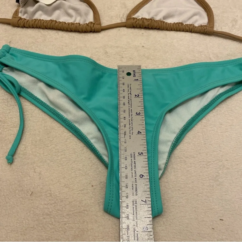 Dippin' Daisy's Milk Chocolate and Sea foam Micro Bikini